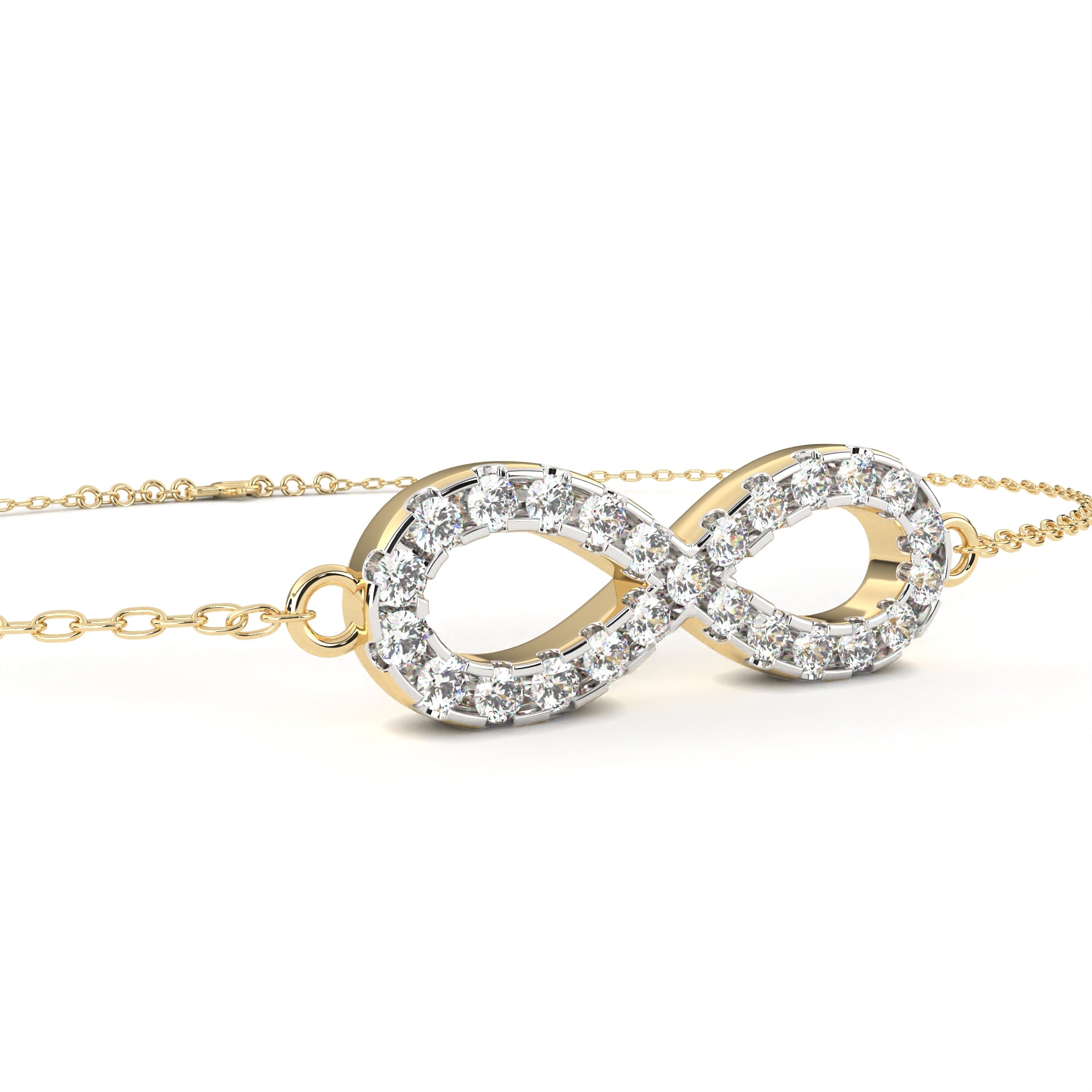 Solitairekart 0.39ct Round Cut Lab Grown Diamond Bracelet